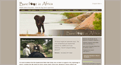 Desktop Screenshot of barefootinafrica.com